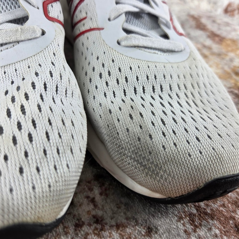 New Balance 520 v8 Running Shoes Mens 8 4E Extra Wide Grey Red M520LR8 Trainers - Picture 3 of 13